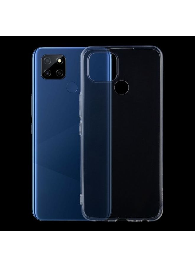 HuHa Case Cover For Realme V3 0.75mm Ultra-thin Transparent TPU Soft Protective Case 