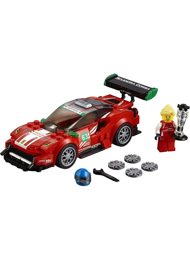 LEGO - LEGO Speed Champions Ferrari 488 GT3 “Scuderia Corsa” 75886 Building Kit (179 Piece) - Image 1