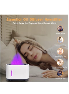 Mi VAZA Flame Air Humidifier - 200ml Essential Oil Diffuser - Moisturizing Machine - Fragrance Diffuser - Ambient Light - Auto Shut-Off  - Image 4