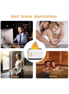 Mi VAZA Flame Air Humidifier - 200ml Essential Oil Diffuser - Moisturizing Machine - Fragrance Diffuser - Ambient Light - Auto Shut-Off  - Image 5