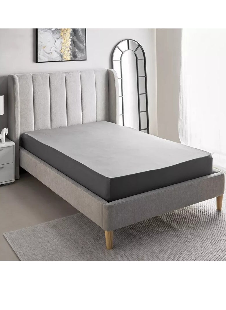 Home Box Essential Cotton Twin Fitted Sheet - 120x200+36 cm  - Image 2