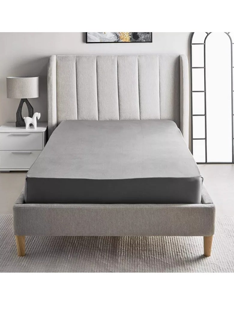 Home Box Essential Cotton Twin Fitted Sheet - 120x200+36 cm  - Image 3