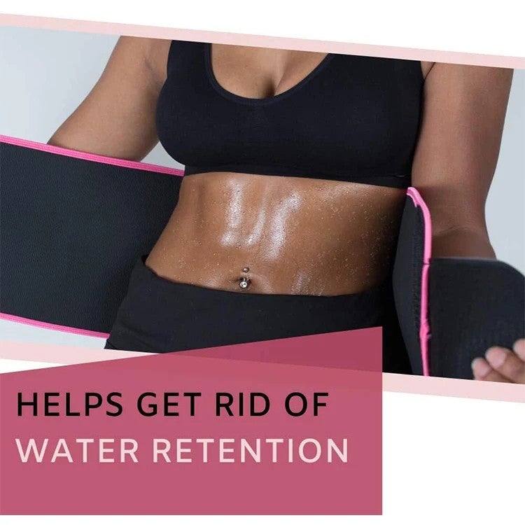 Bluejw Waist Trimmer Belt for Women Men - Waist Trainer Posture Corrector Sweat Band - Fitness Exercise Workout Support - Image 3