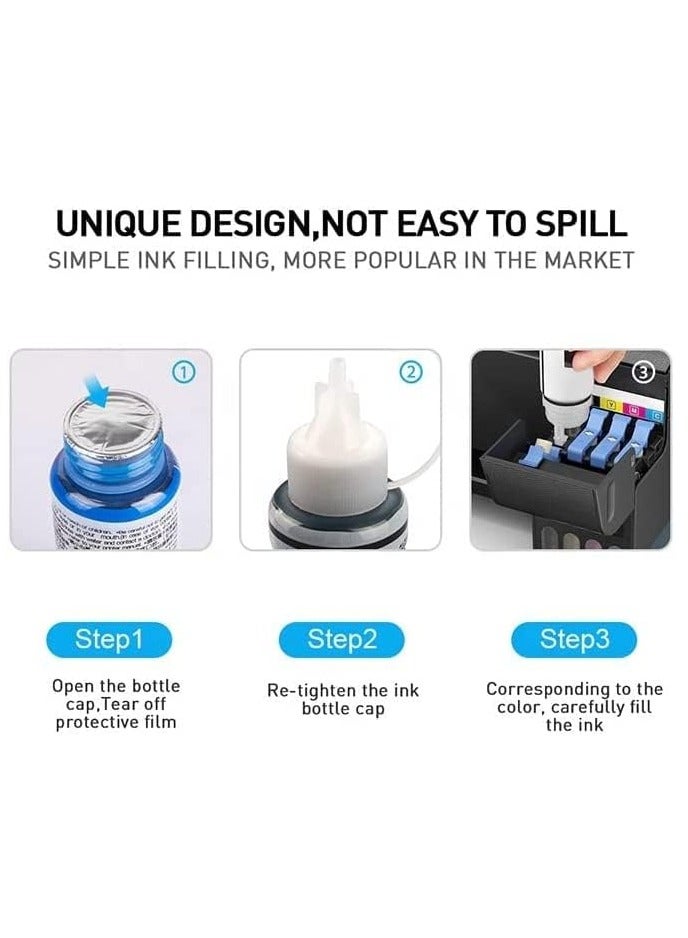 Fast Print Refill Ink EPSON 664 MAGENTA- 70ML  - Image 2