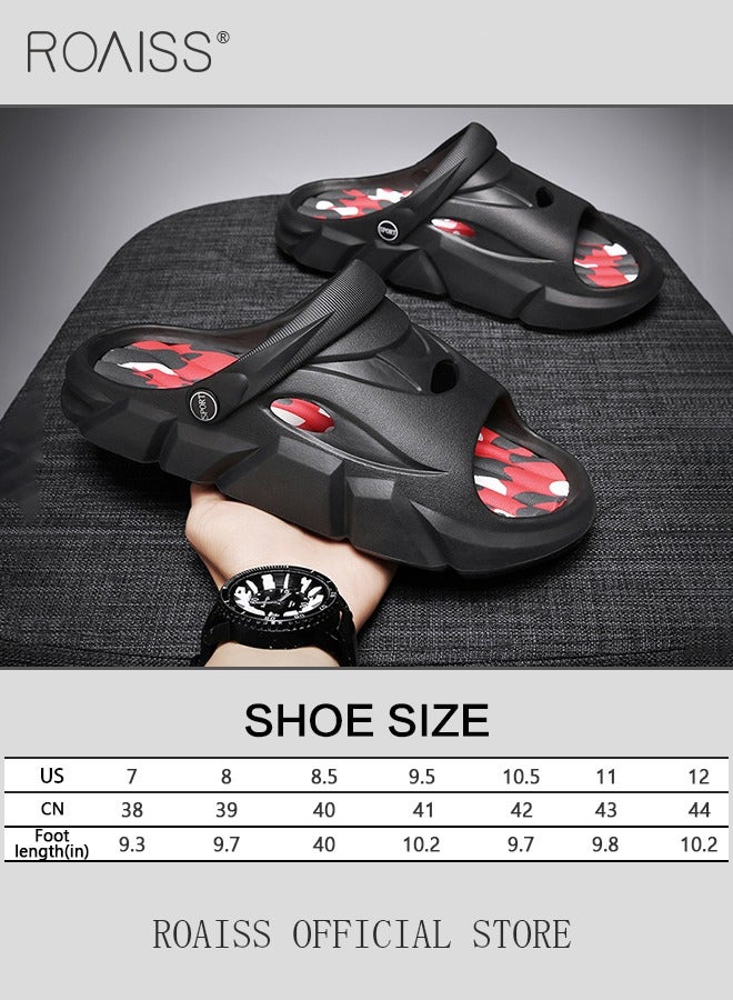 roaiss Men's Summer Shoes Sandals Open Toe Breathable Flip Flops with Fashionable Design, Comfortable and Lightweight Beach Slippers, Perfect for Summer, Beach, Pool and Casual Wear, Durable and Easy to Clean - Image 5