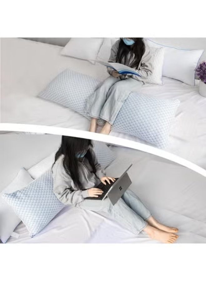 وسادة الجسم الطويلة المبرّدة - حشوة ميموري فوم للنوم - دعم كامل للبالغين والحوامل - نوم هادئ ومريح - Image 2