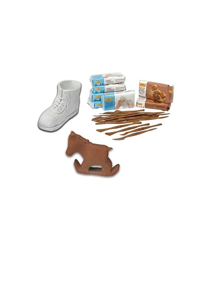 Jovi Air Hardening Clay 250Gm Brown - Image 3