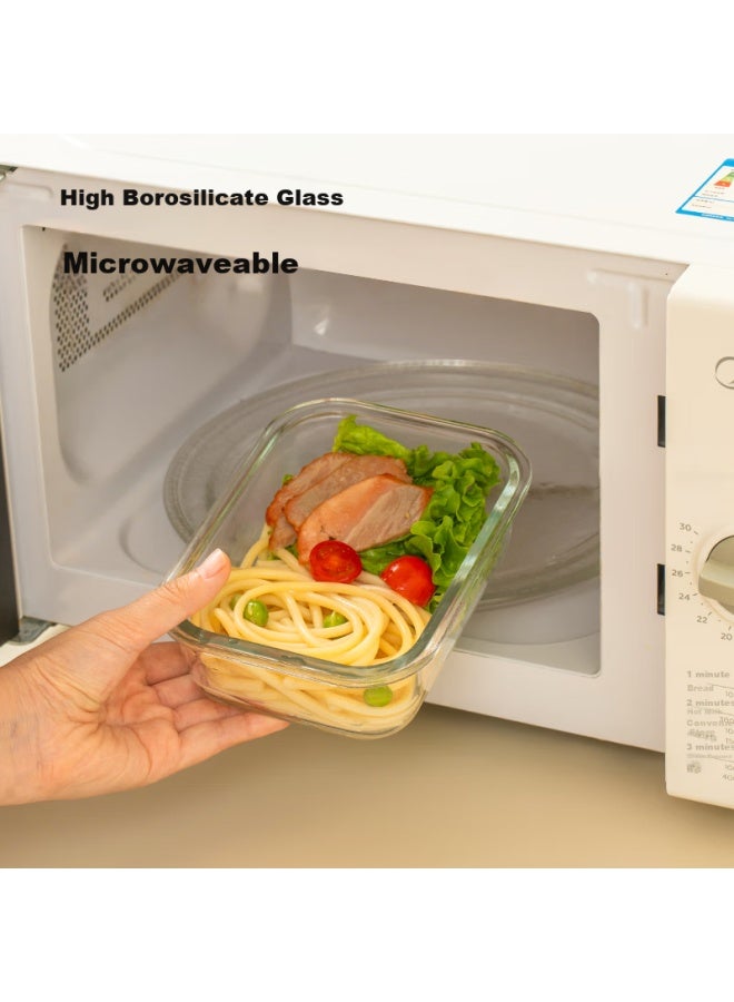 JD.com Jd Jingzao Bento Box Fresh-keeping Refrigerator Storage Glass Food Grade Office Special Rectangular 700ml - Image 1