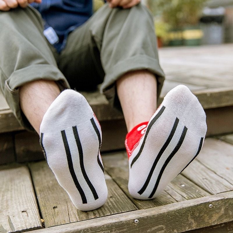 2025 Zhuji Couple Socks Short Cotton Socks Breathable Sweat-Absorbent Canvas Shoes For Men And Women Same Style Ins Trendy Boat - Image 1