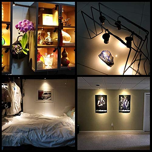Jorunhe 1.5w White LED Mini Surface Mounted Light Jewelry Cabinet Lamp Spotlight Ac85-265v (Pack-4,Cold White 6000k) - Image 2