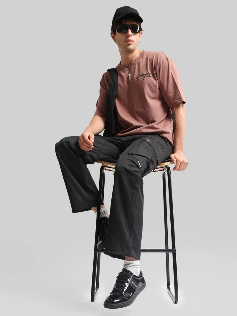Maniac  Maniac Mens Textured Polo Neck Half Sleeve Biscuit Green Polo T-Shirt for Men | Best Price UAE
