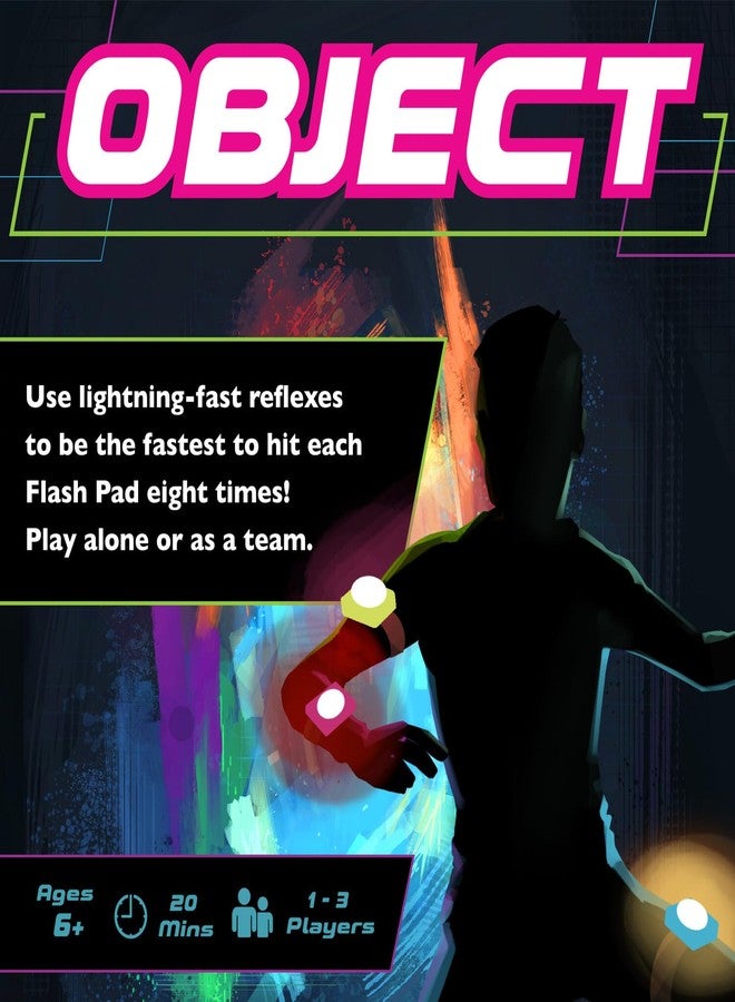 مايندوير لعبة MindWare Flex Flash لتدريب ردود الفعل للأطفال والكبار - لعبة سريعة الإيقاع لتنمية سرعة رد الفعل مع وسادات مضيئة قابلة للارتداء، من 1 إلى 3 لاعبين، للأعمار من 6 سنوات فما فوق - Image 3