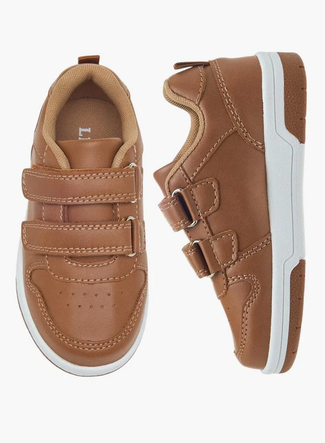 LBL by Shoexpress TAN Panelled Sneakers With Hook And Loop Closure for Men | Best Price UAE