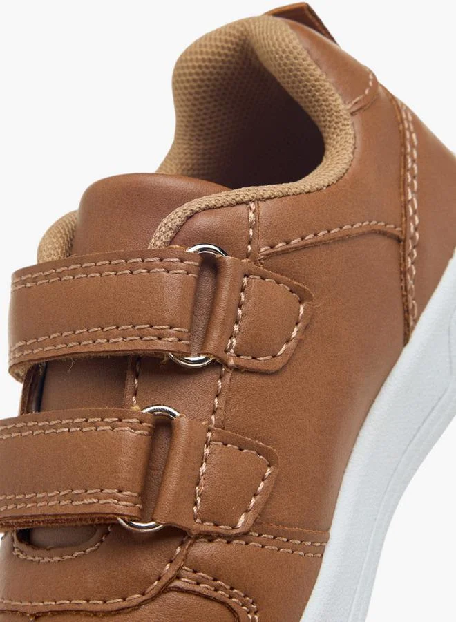LBL by Shoexpress TAN Panelled Sneakers With Hook And Loop Closure for Men | Best Price UAE