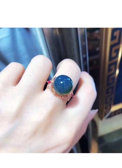 D.COLOR Blue Amber Ring  - Image 1