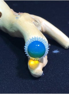 D.COLOR Blue Amber Ring  - Image 3
