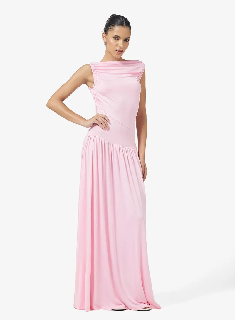 Ginger Ruched Drop Waist Dress