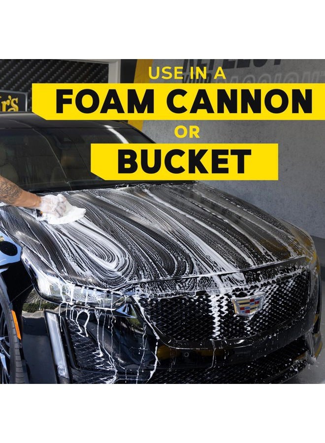 Meguiar's غسل السيارات من فئة الذهب - احصل على نتائج احترافية باستخدام مدفع الرغوة أو كغسل دلو - احصل على لمسة نظيفة ولامعة آمنة لجميع أنواع الطلاء - 64 أونصة - Image 3