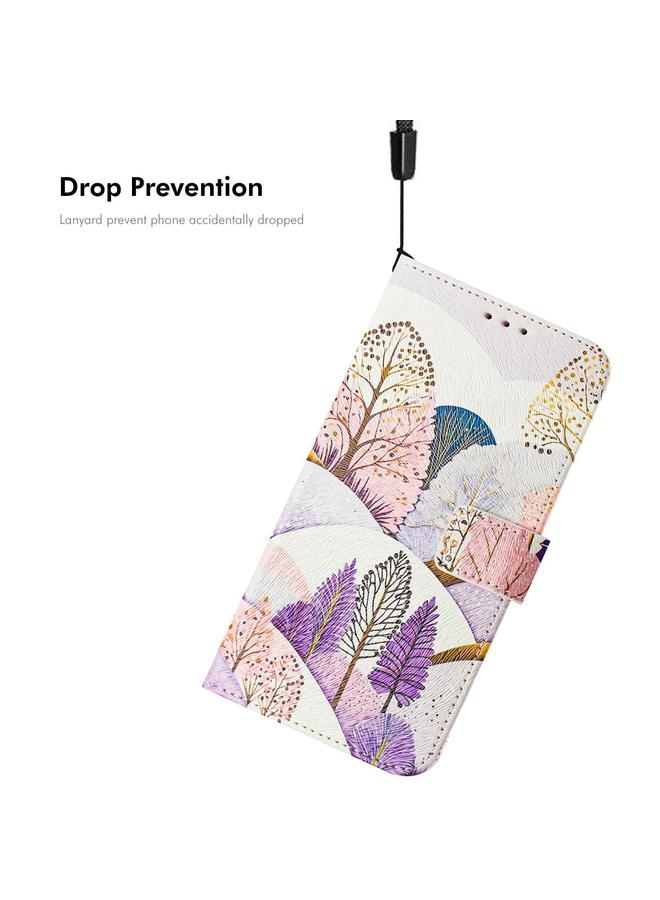 إنكاي جراب لهاتف Samsung Galaxy A56 5G مصنوع من الجلد المطلي مع فتحات للبطاقات وحامل - Image 5