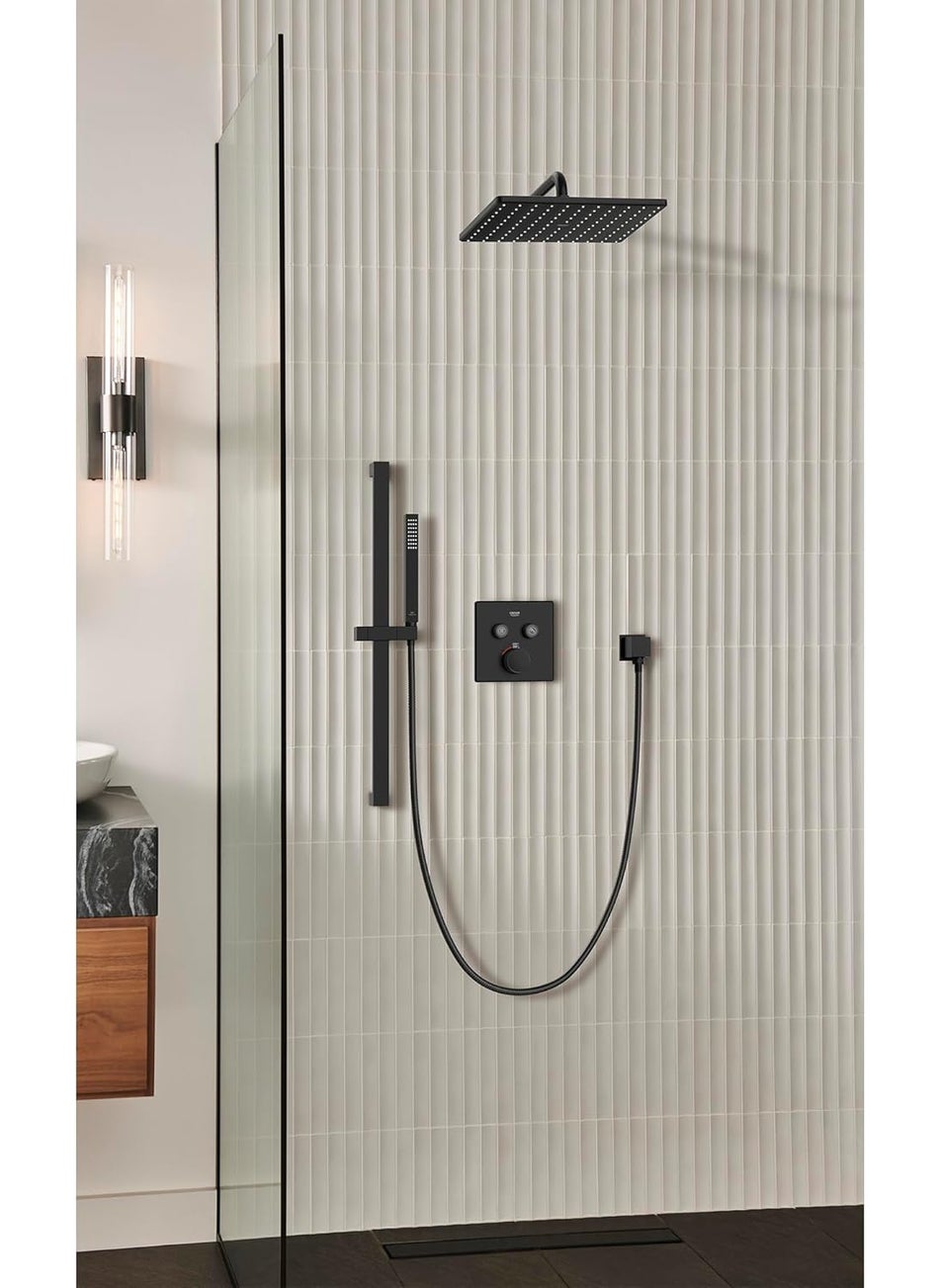 Grohe GROHE 268672430 Rainshower Aqua Cube Stick Hand Shower 18 GPM Matte Black  - Image 2