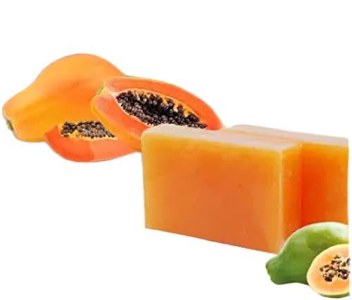 MIHAI Towards Quality and Satisfaction Papaya Melt and Pour Soap Base for Organic Soap Making 500gm - Image 1