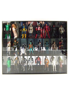 Protech Afsbm 24 Slot Acrylic Display Case For 3" 4" Action Figures (Wallmount) 18" W X 15.25" H X 2.5" D  - Image 4