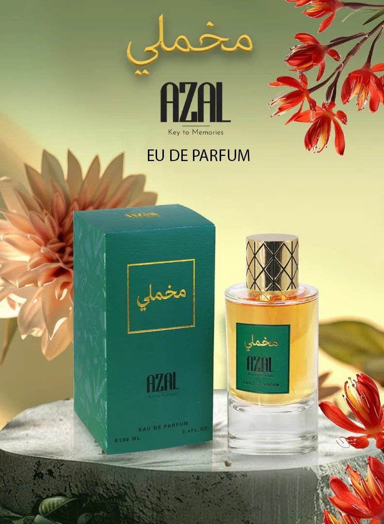 Azal Makhmaly Collection - 3 Step Luxury Fragrance Ritual - Eau de Parfum 100ML + Concentrated Oil Spray 10ML + All Over Hair & Body Perfume - Image 2