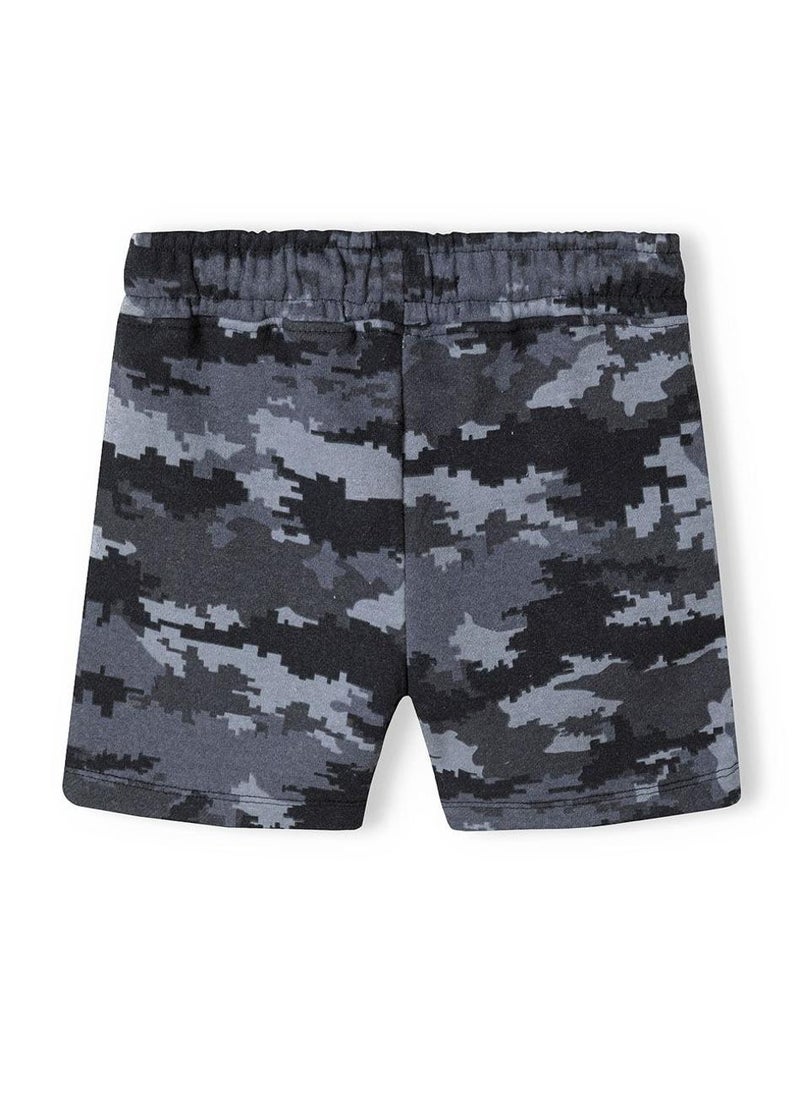 MINOTI Boys printed camo shorts black - Image 3