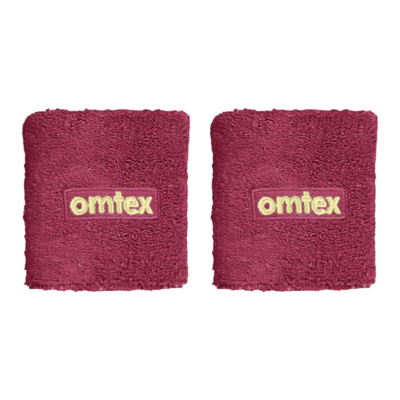 Omtex Wrist Band 3 inches - Maroon Pack of 2 - Image 3