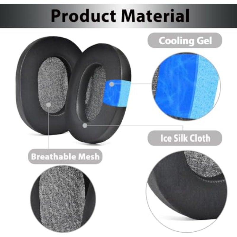 Adhiper XM5 Replacement Ear Pads for Sony WH-1000XM5 WH1000XM5 Noise Cancelling Headphones Upgraded Cooling Gel Earpads with Foam - Image 4
