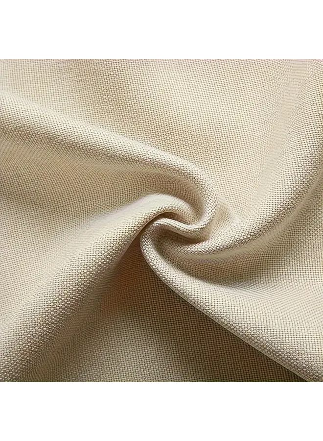 Brown Farmhouse Valance Lined Rod Pocket Cafe Curtain For Kitchen Bedroom Living Room - Image 2