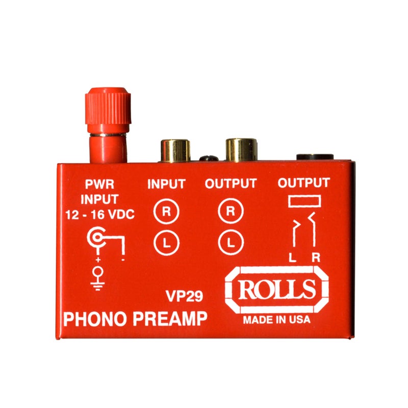 rolls Phono Preamp, Red (VP29) - Image 1