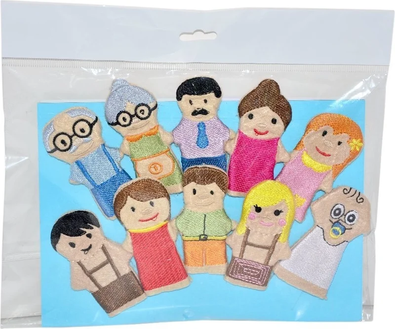 انادولو اوينجاك AND-5087 T People Finger Puppet Set of 10