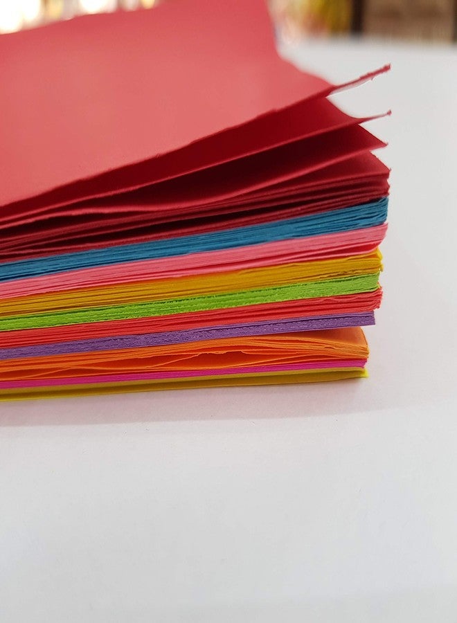 Papermania A4 Coloured Sheets for Arts and Crafts Pack Of 100 ( 10 Colours 10 Sheets each) Copy and printing Paper 70 GSM Bright Neon Sheets Paper - Image 3