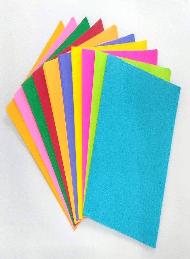 Papermania A4 Coloured Sheets for Arts and Crafts Pack Of 100 ( 10 Colours 10 Sheets each) Copy and printing Paper 70 GSM Bright Neon Sheets Paper - Image 1
