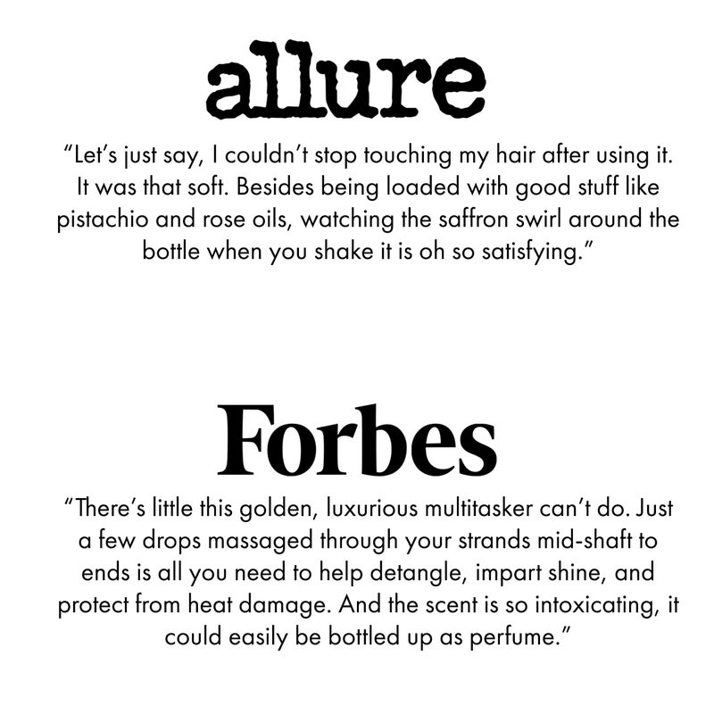 Joon Saffron Hair Elixir Pistachio + Rose Hair Oil, 3.11 Fl. Oz. - Image 5