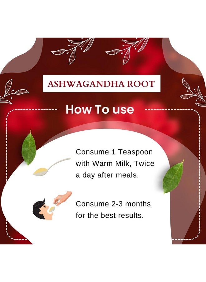 Brijbooti Ashwagandha Root (250 Gr) - Natural Asgandh - Indian Ginseng - Withania Somnifera - Image 4
