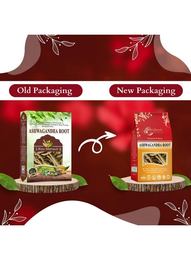 Brijbooti Ashwagandha Root (250 Gr) - Natural Asgandh - Indian Ginseng - Withania Somnifera - Image 2