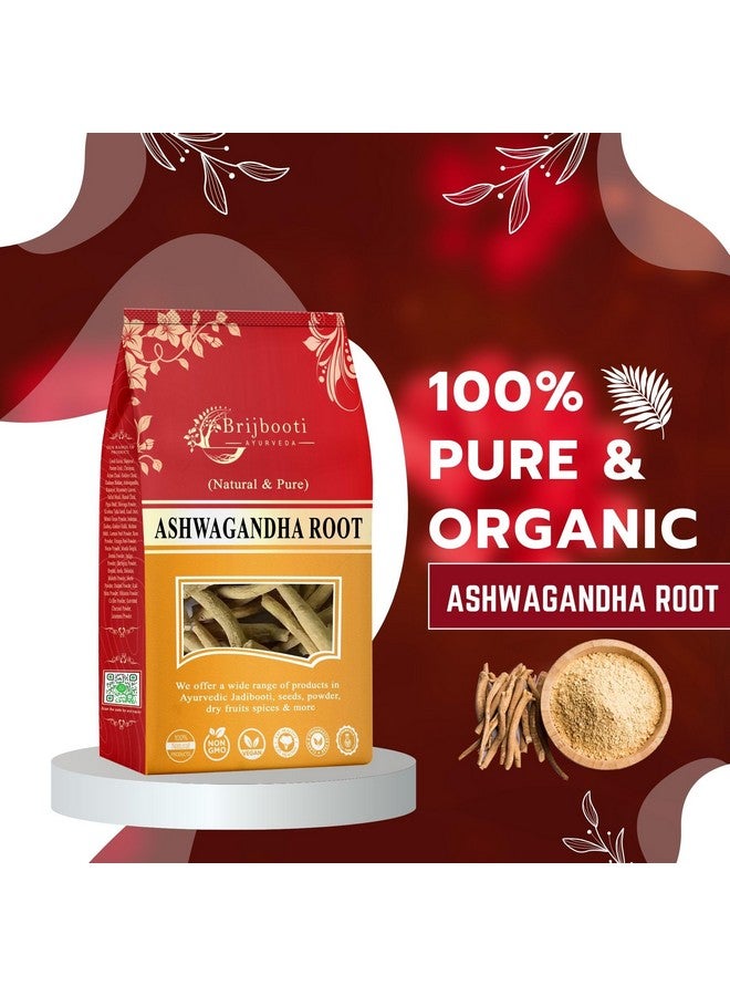 Brijbooti Ashwagandha Root (250 Gr) - Natural Asgandh - Indian Ginseng - Withania Somnifera - Image 5