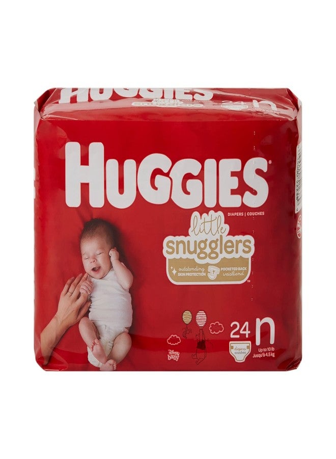 Kimberly-Clark Kimberly Clark 52238 - Diaper Huggies Nwbrn, 24 Count, Unisex Incontinence Protector - Image 2