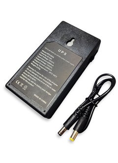 جيجاماكس UPS صغير متعدد الوظائف، شبكة 12V-2A، جهاز توجيه انقطاع التيار الكهربائي  - Image 3
