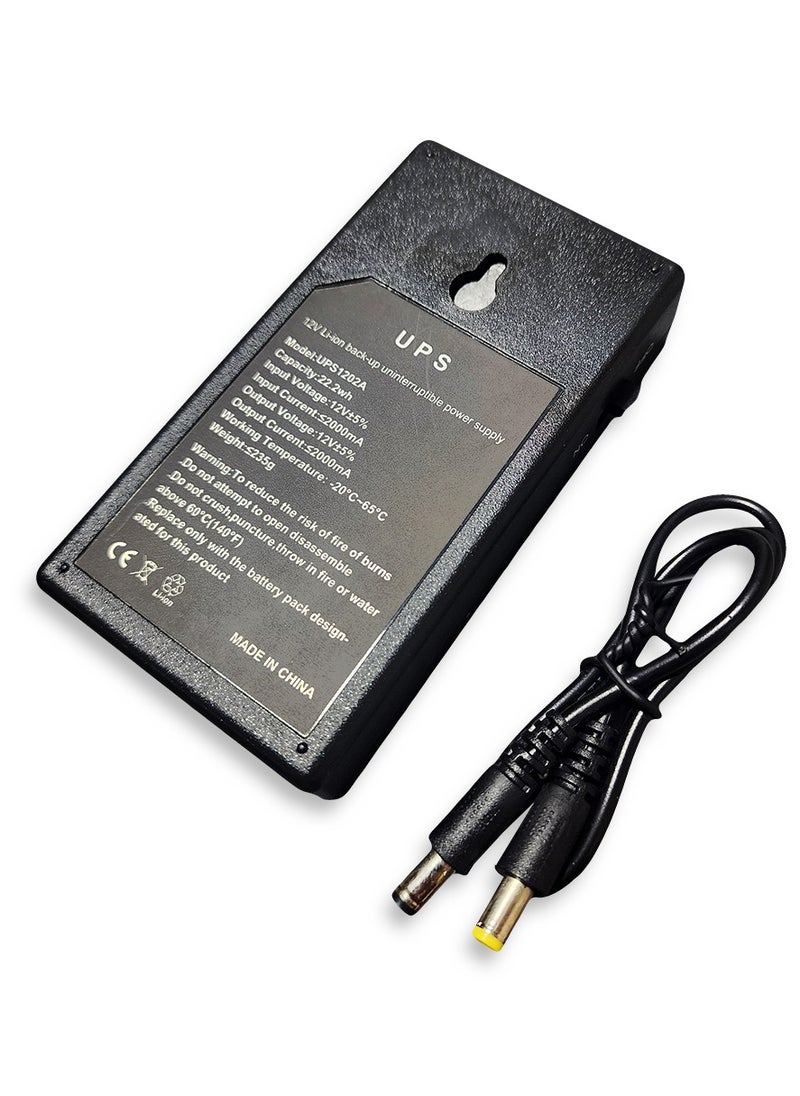 Gigamax Mini UPS Multi Functional Network 12V-2A , Power Outage Router  - Image 3