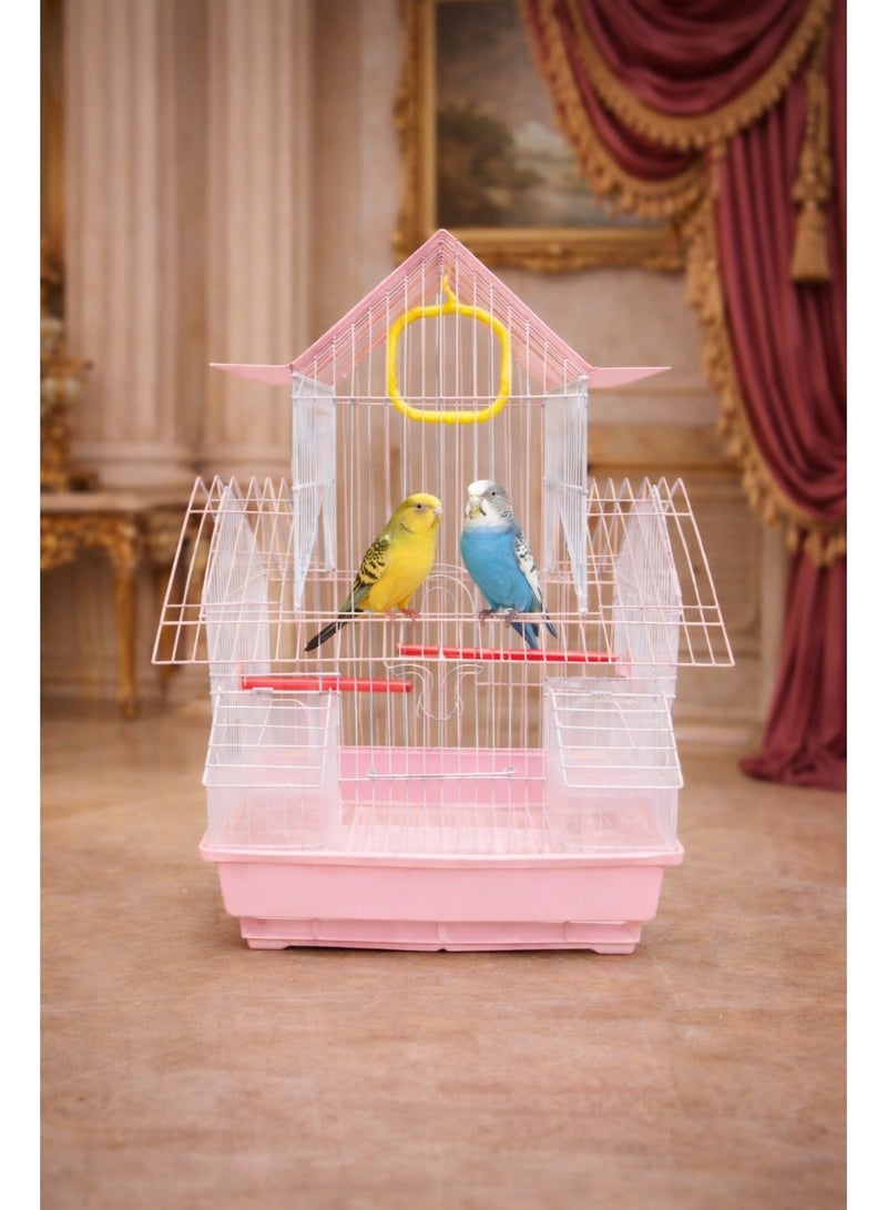 Petto W108  Bird Cage 30×23×39 cm | Durable Metal Cage for Small Birds - Image 2