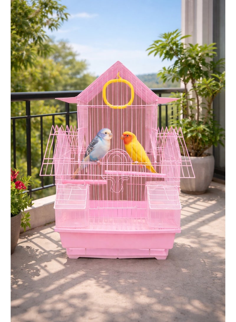 Petto W108  Bird Cage 30×23×39 cm | Durable Metal Cage for Small Birds - Image 1