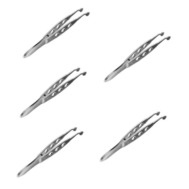 Meibomian Gland Expressor and Ingrown Hair Tweezers Beauty Tool 5Pcs Set - Image 2