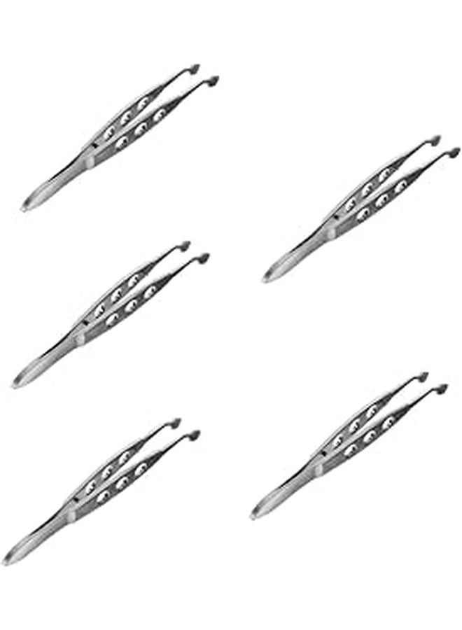 Meibomian Gland Expressor and Ingrown Hair Tweezers Beauty Tool 5Pcs Set - Image 1