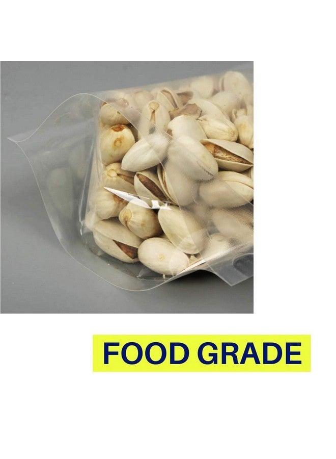 Shudh Online Stand Up Zipper Pouch Transparent 100 Pieces (200gm-350gm capacity) - Resealable Plastic Zip lock Food Grade bag for Packing, Storage (Medium, 13cm x 18cm) - Image 4