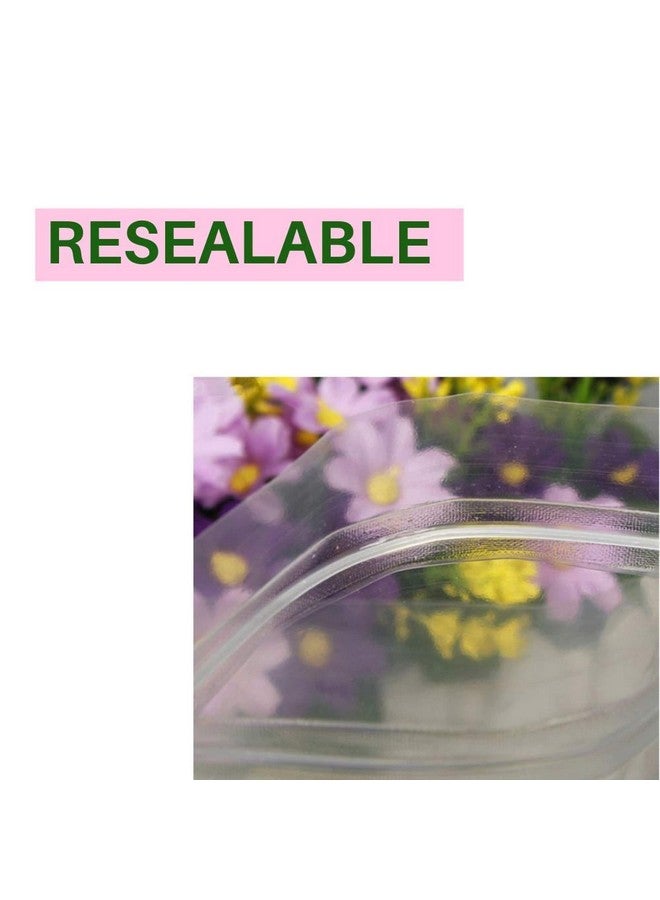 Shudh Online Stand Up Zipper Pouch Transparent 100 Pieces (200gm-350gm capacity) - Resealable Plastic Zip lock Food Grade bag for Packing, Storage (Medium, 13cm x 18cm) - Image 3