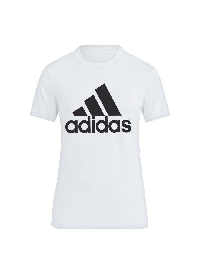 Adidas adidas W Bl T White Training T-Shirts 2XSS  - Image 2