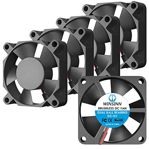 WINSINN 35mm Fan 5V Dual Ball Bearing Brushless 3510 35x10mm - High Speed (Pack of 5Pcs) - Image 1
